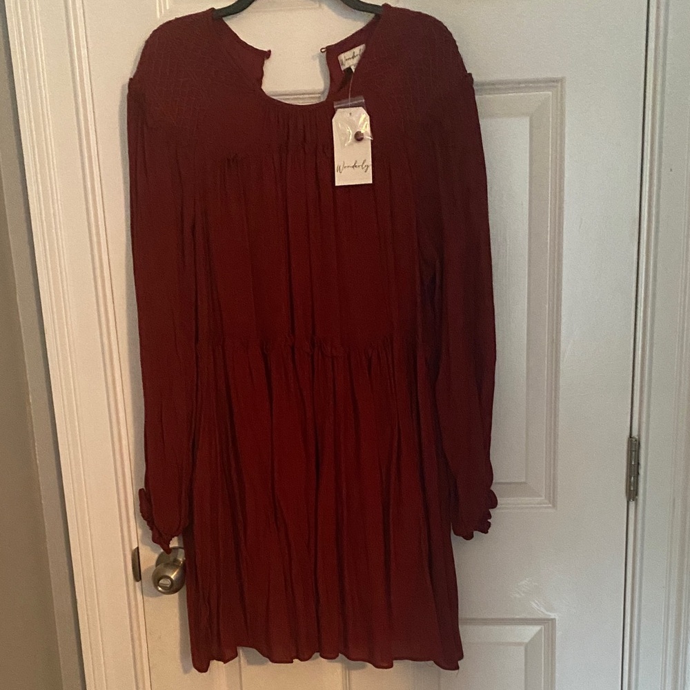 Wonderly Red Mini Dress